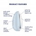 Вібратор Satisfyer Drop To Go Blue - 6