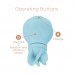 Вібратор Adrien Lastic Caress Blue з насадками для стимуляції ерогенних зон - 6