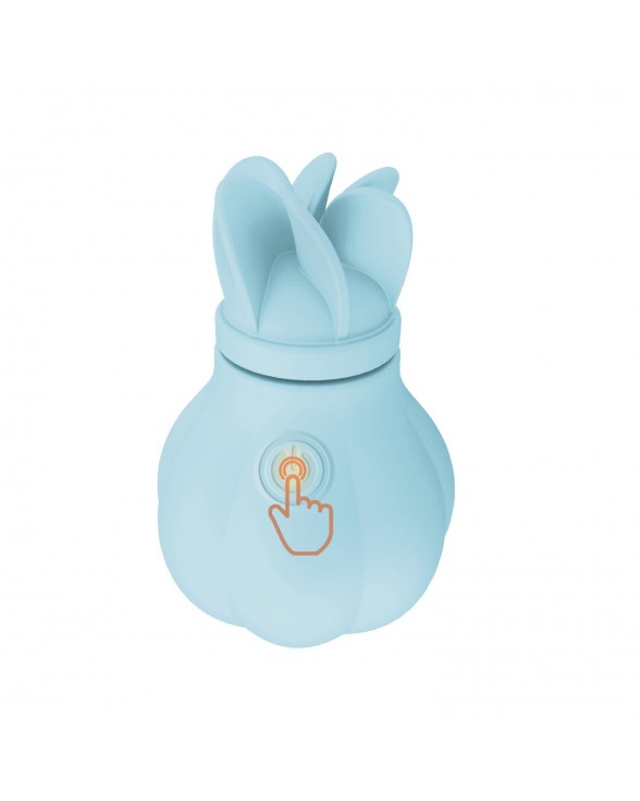 Вібратор Adrien Lastic Caress Blue з насадками для стимуляції ерогенних зон - 5
