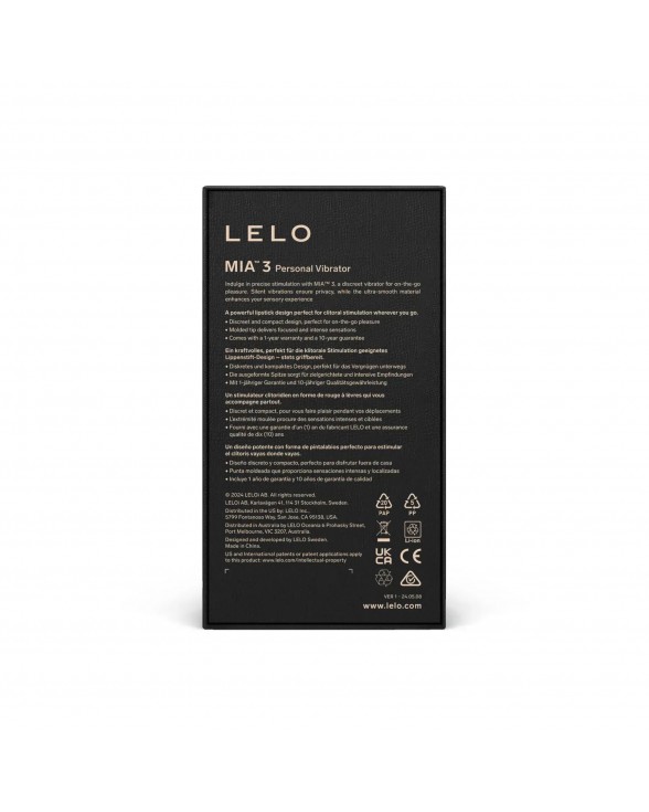 Шикарна віброкуля LELO Mia 3 Black - 9