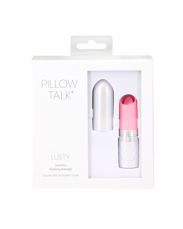 Вібратор Pillow Talk Lusty Luxurious Flickering Massager - Pink - 6