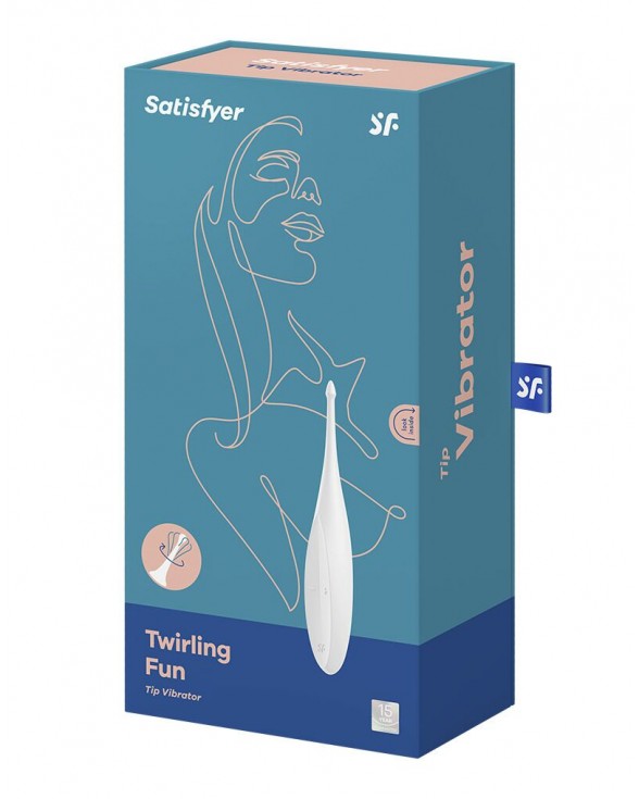 Вібратор для клітора Satisfyer Twirling Fun White - 3