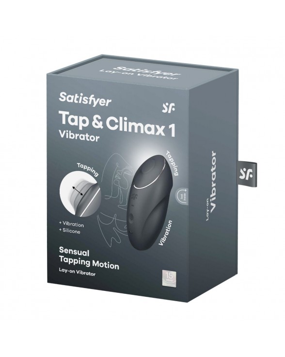 Вібратор Satisfyer Tap & Climax 1 Grey - 7