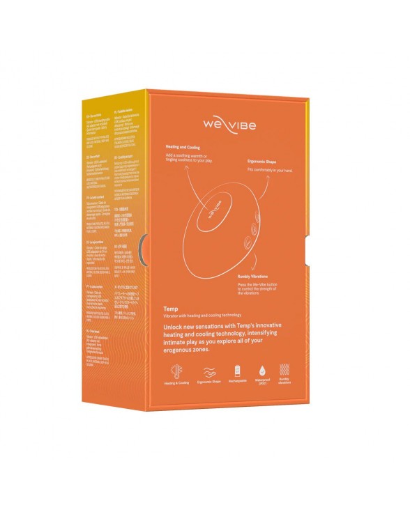 Кліторальний вібратор We-Vibe Temp Tangerine - 13