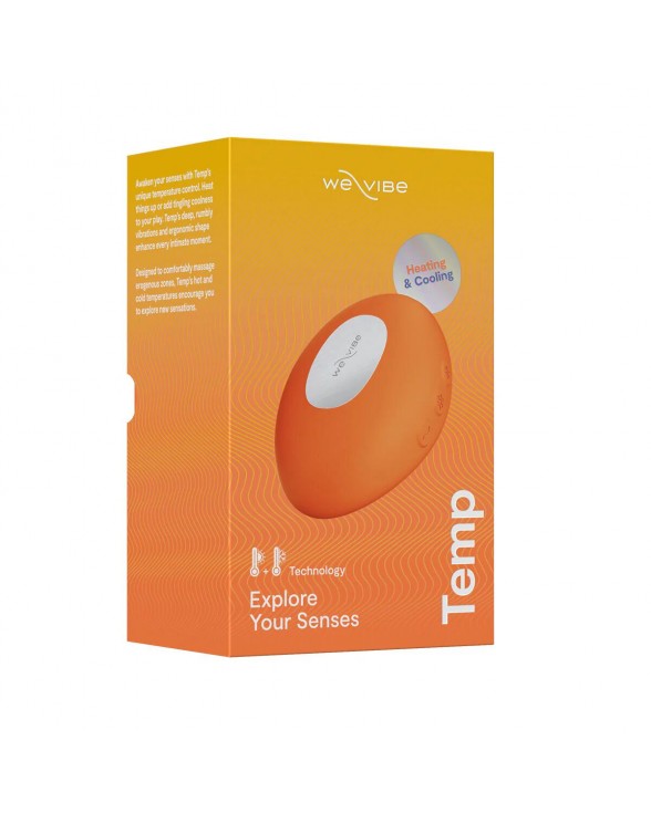 Кліторальний вібратор We-Vibe Temp Tangerine - 12