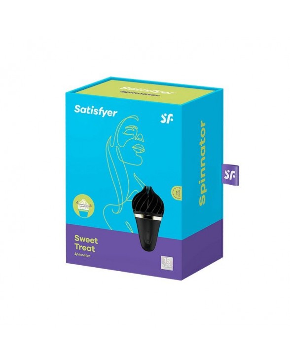 Спинатор мороженое Satisfyer Lay-On - Sweet Treat Black/Gold - 1
