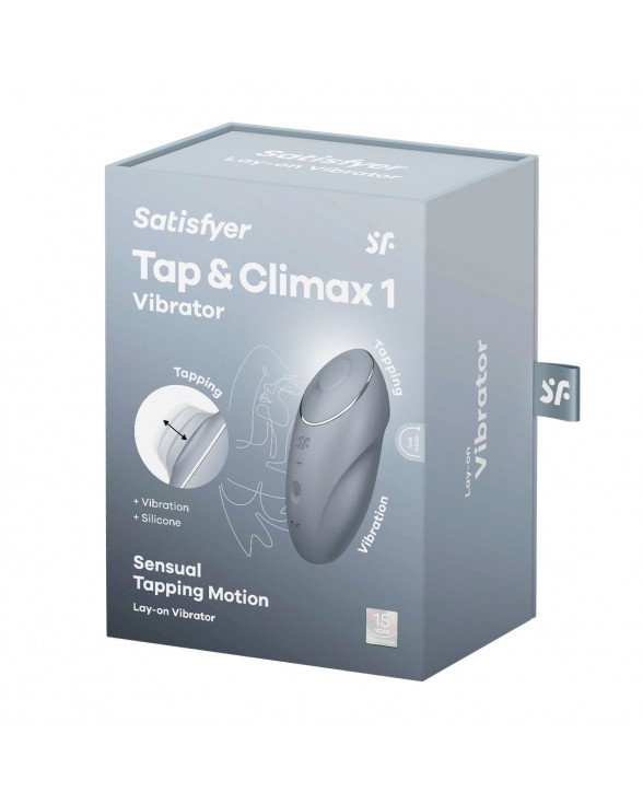 Вібратор Satisfyer Tap & Climax 1 Bluegrey - 7