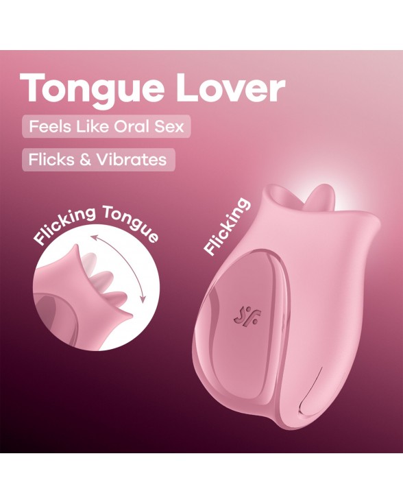 Вібростимулятор для клітора Satisfyer Tongue Lover з язичком - 5