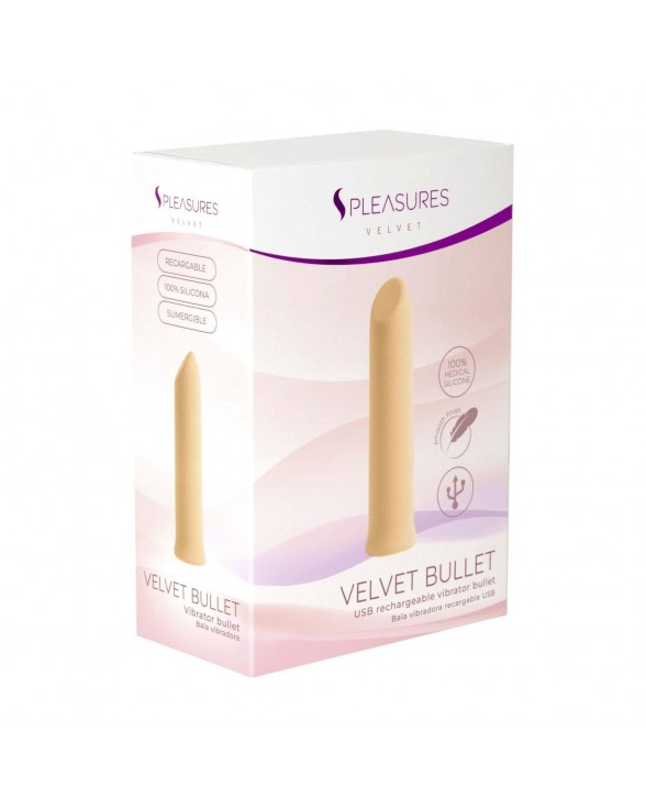 Віброкуля S Pleasures Velvet Bullet Peach - 2