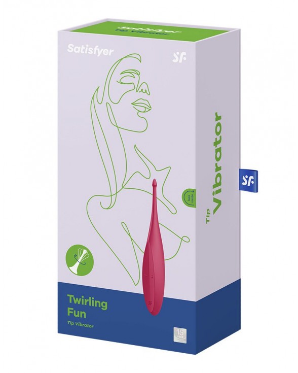 Вібратор для клітора Satisfyer Twirling Fun Poppy Red - 3