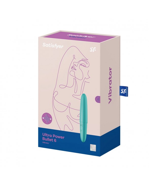 Минивибратор Satisfyer Ultra Power Bullet 6 Turquoise - 6