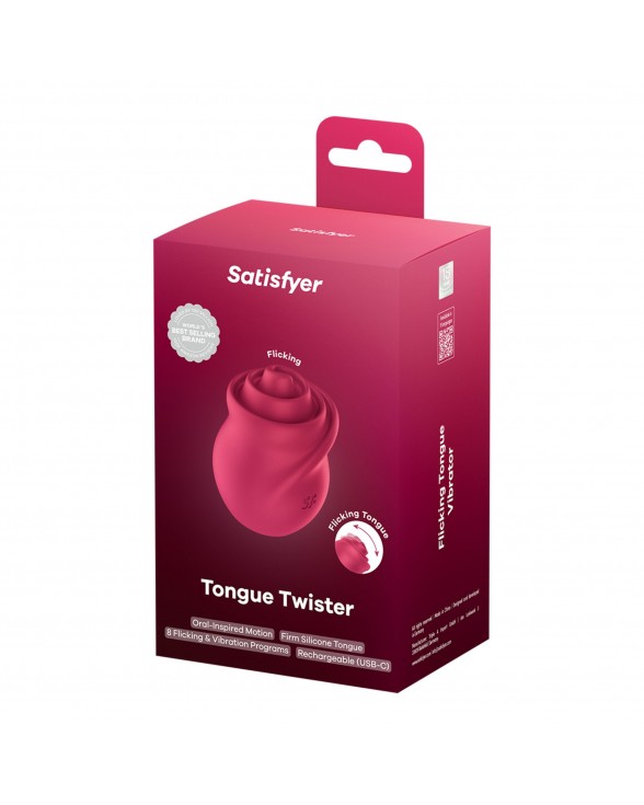 Вибростимулятор для клитора Satisfyer Tongue Twister с имитацией язычка - 4