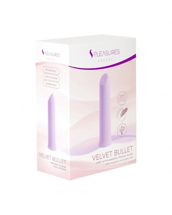 Віброкуля S Pleasures Velvet Bullet Candy Purple - 2