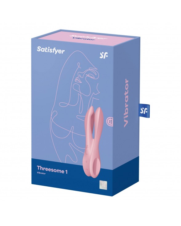 Кліторальний вібратор Satisfyer Threesome 1 Pink - 6