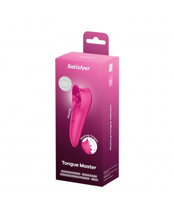 Вибростимулятор для клитора Satisfyer Tongue Master с язычком - 4