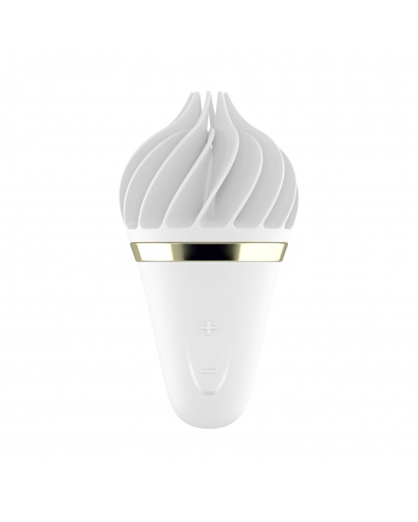 Мороженка спинатор Satisfyer Lay-On - Sweet Treat White/Gold
