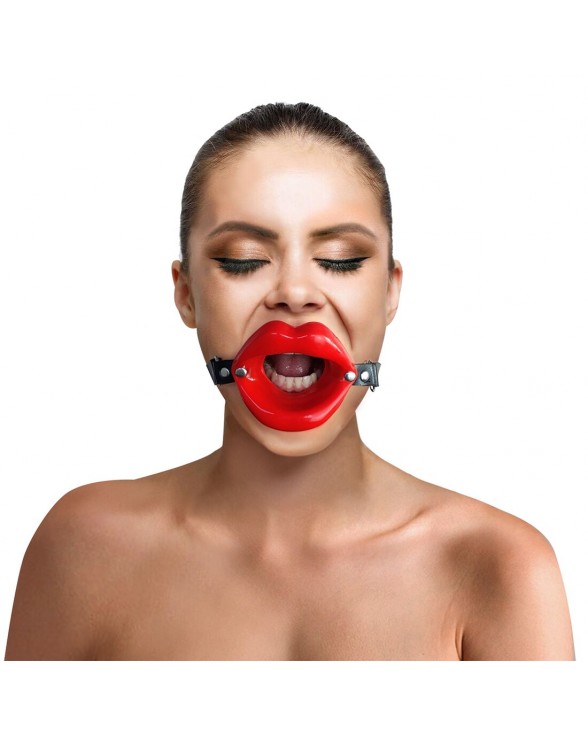 Кляп расширитель в форме губ Art of Sex - Gag Lips, натуральная кожа - 1