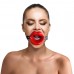 Кляп расширитель в форме губ Art of Sex - Gag Lips, натуральная кожа - 1