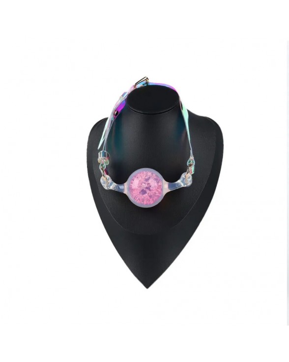 Кляп Liebe Seele Crystal Ball Gag - Pink (Large Ball) - 3