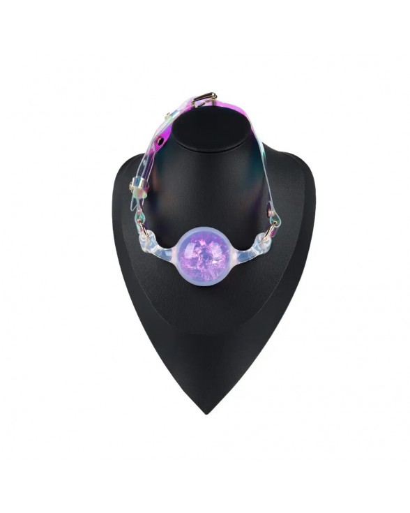 Кляп для БДСМ Liebe Seele Crystal Ball Gag - Purple (Small Ball) - 3