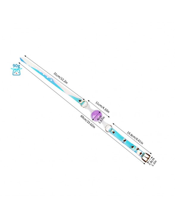 Кляп для БДСМ Liebe Seele Crystal Ball Gag - Purple (Small Ball) - 1
