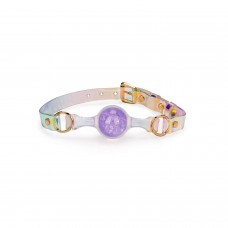 Кляп для БДСМ Liebe Seele Crystal Ball Gag - Purple (Small Ball)