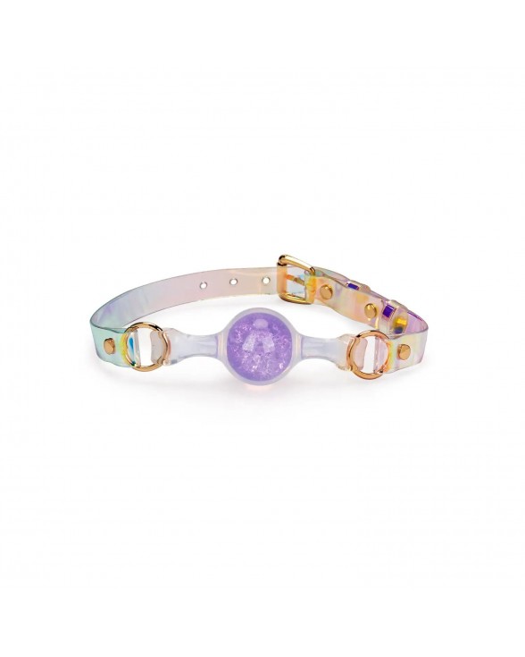Кляп для БДСМ Liebe Seele Crystal Ball Gag - Purple (Small Ball)