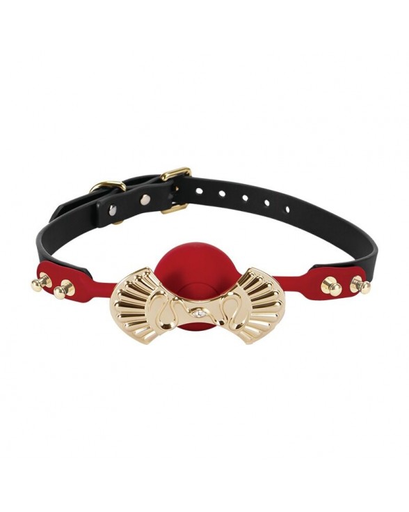Роскошный силиконовый кляп Zalo Silicone Ball Gag Red