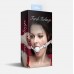 Кляп силіконовий Feral Feelings Silicon Ball Gag White/White, білий ремінець, біла кулька - 2