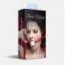Кляп силіконовий Feral Feelings Silicon Ball Gag Red/White, червоний ремінець, біла кулька - 2