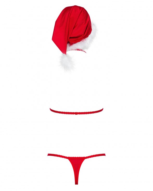 Эротический комплект Obsessive Santastic 3-pcs set S/M - 3