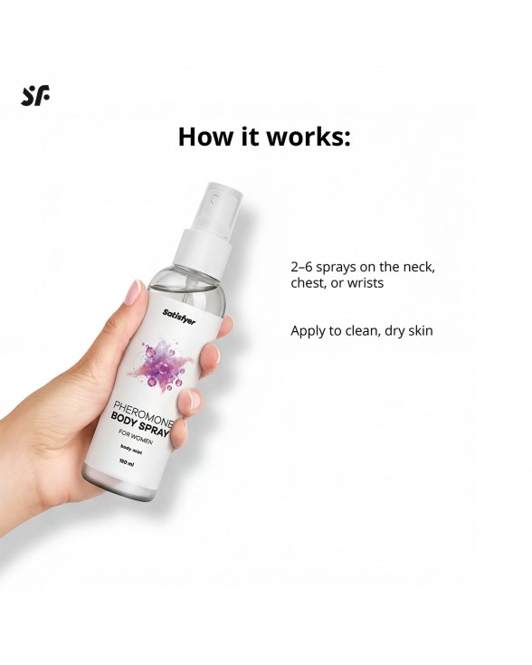 Спрей для тела с феромонами Satisfyer Pheromones Body Spray For Women 150 мл - 3