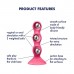 Анальный стимулятор-бусины Satisfyer Triple Ball-R Red - 3