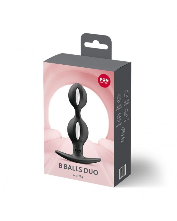 Анальні кульки Fun Factory B BALLS DUO Black, ефект вібрації - 3