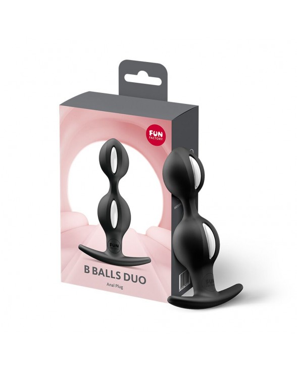 Анальні кульки Fun Factory B BALLS DUO Black, ефект вібрації - 2