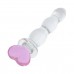 Скляний анальний ланцюжок Gildo Glass Butt Plug Heart Shape No. 35 - 3