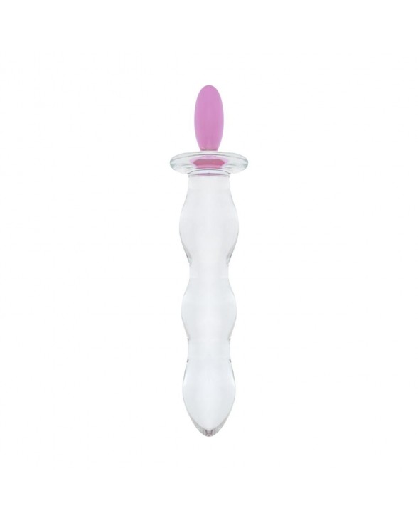 Скляний анальний ланцюжок Gildo Glass Butt Plug Heart Shape No. 35 - 2