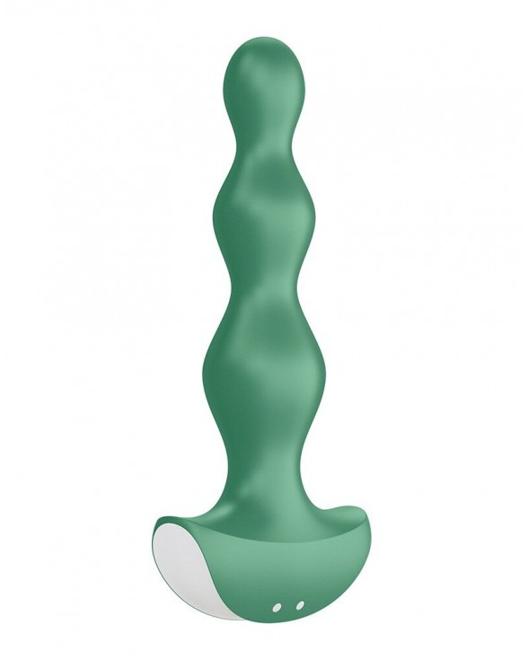 Анальный стимулятор-бусины с двумя моторами Satisfyer Lolli-Plug 2 Green - 2