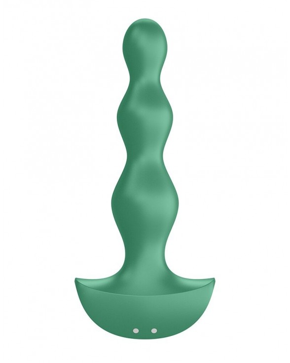 Анальный стимулятор-бусины с двумя моторами Satisfyer Lolli-Plug 2 Green - 4