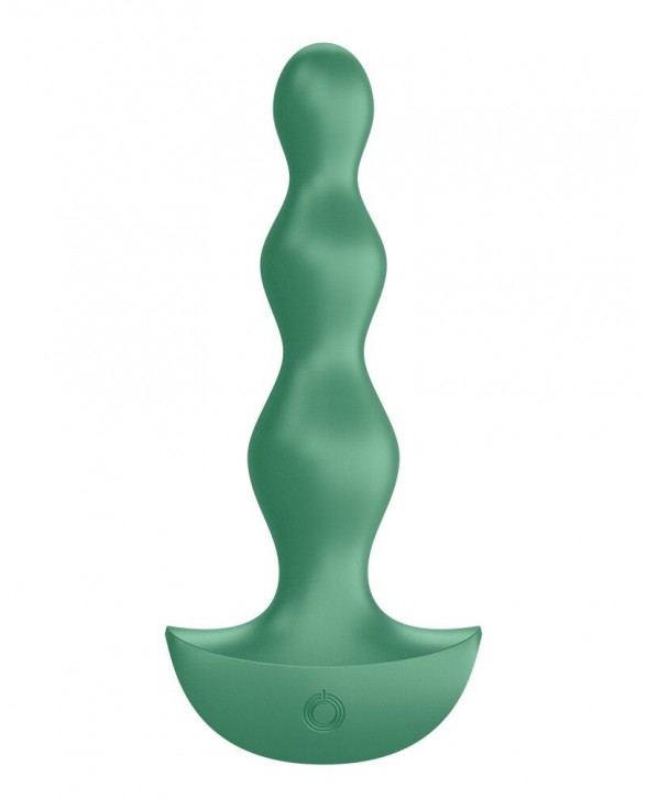 Анальный стимулятор-бусины с двумя моторами Satisfyer Lolli-Plug 2 Green