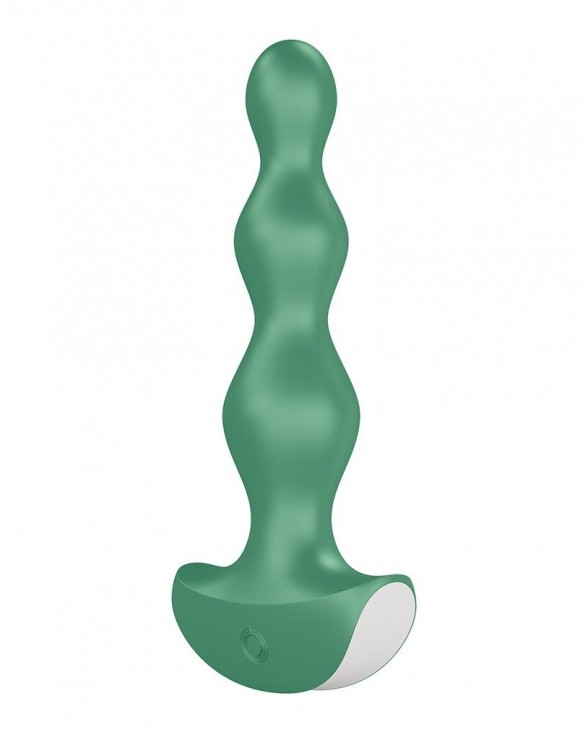 Анальный стимулятор-бусины с двумя моторами Satisfyer Lolli-Plug 2 Green - 1