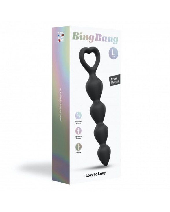 Анальная цепочка Love To Love BING BANG L - BLACK ONYX - 5