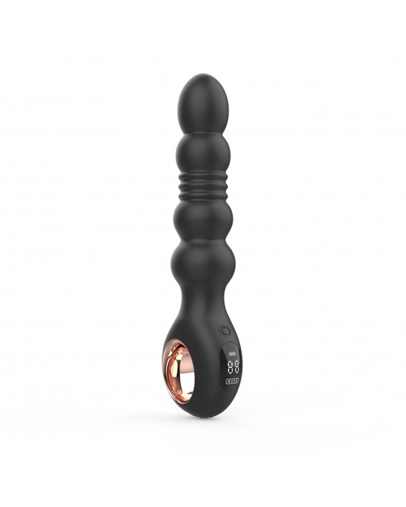 Анальный вибратор с пульсацией Loviss Thor Thrusting Anal Plug - 3