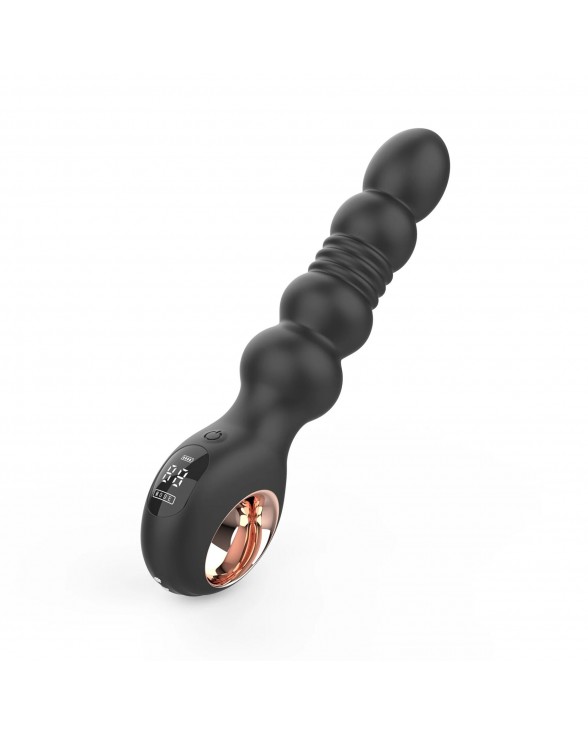 Анальный вибратор с пульсацией Loviss Thor Thrusting Anal Plug