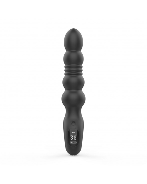 Анальный вибратор с пульсацией Loviss Thor Thrusting Anal Plug - 1