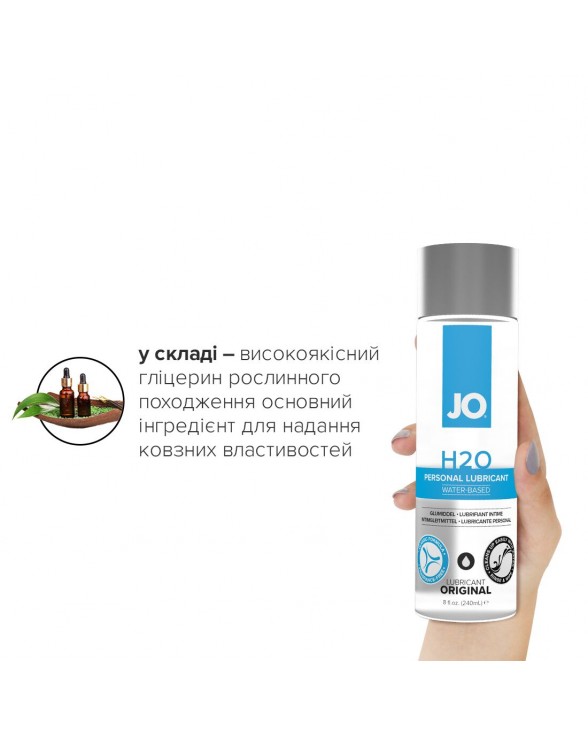 Смазка на водной основе System JO H2O ORIGINAL (240 мл) - 3