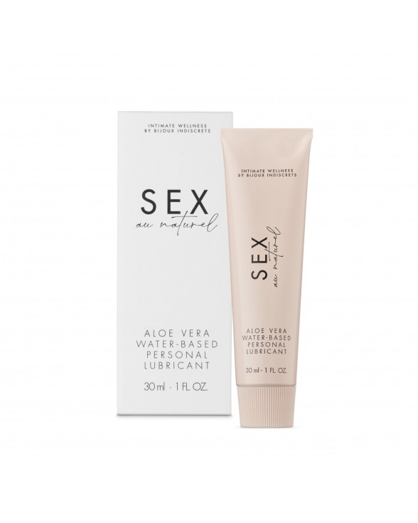 Лубрикант із доглядом на водній основі Bijoux Indiscrets Sex au Naturel – Aloe Vera - 1