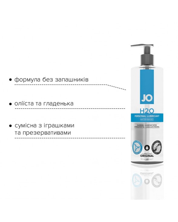Смазка на водной основе System JO H2O ORIGINAL (480 мл) - 2