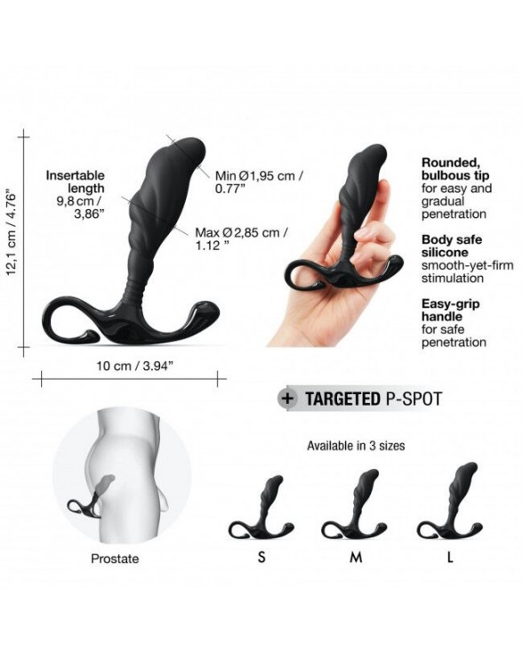 Ручной эргономичный массажер простаты Dorcel Expert P size L - 2