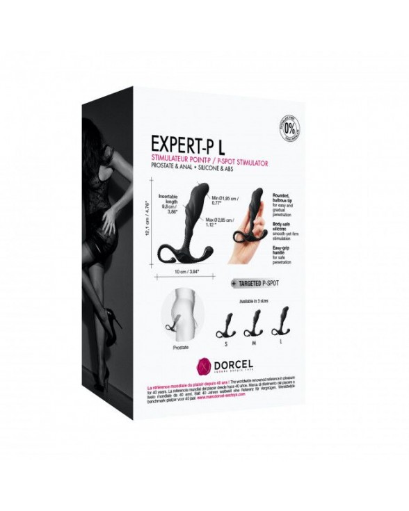 Ручной эргономичный массажер простаты Dorcel Expert P size L - 5